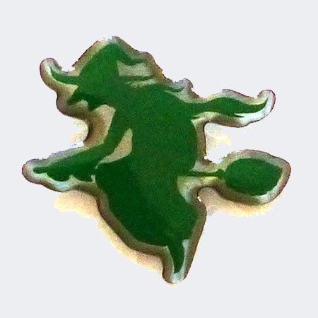 Harz Pin - Hexenritt (grün)